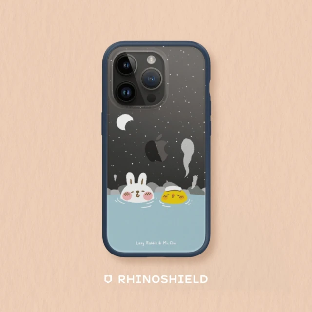 RHINOSHIELD 犀牛盾 iPhone X/Xs/XR/Xs Max系列 Mod NX手機殼/懶散兔與啾先生-泡溫泉(懶散兔與啾先生)