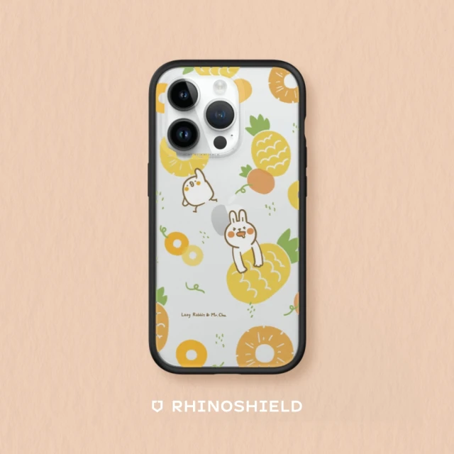 RHINOSHIELD 犀牛盾 iPhone X/Xs/XR/Xs Max系列 Mod NX手機殼/懶散兔與啾先生-鳳梨(懶散兔與啾先生)