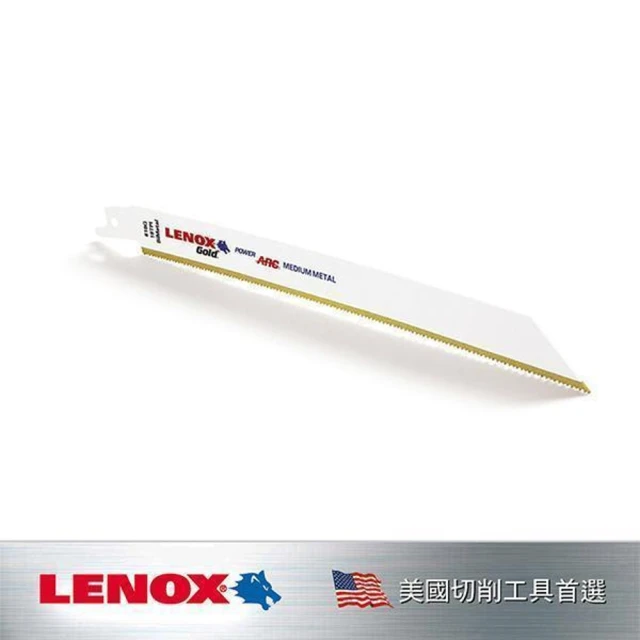 LENOX 狼牌 軍刀鋸片孤形鋸條難切金屬料 5pc(LET210989114GR)