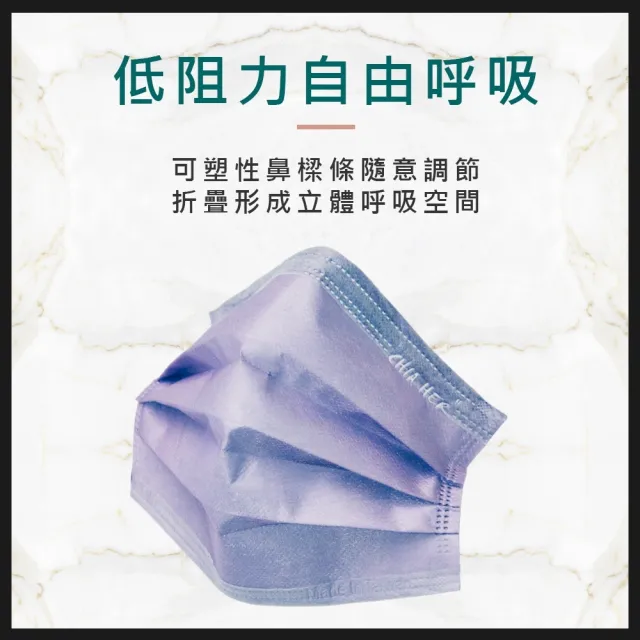 【CHACER 佳和】成人醫用口罩任選4盒(50片/盒)(多色 自由選 /台灣製+雙鋼印)
