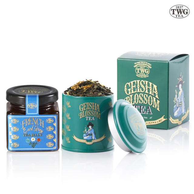 TWG Tea 迷你茶罐果醬雙入禮物組(蝴蝶夫人之茶20g/罐+法式伯爵茶果醬)