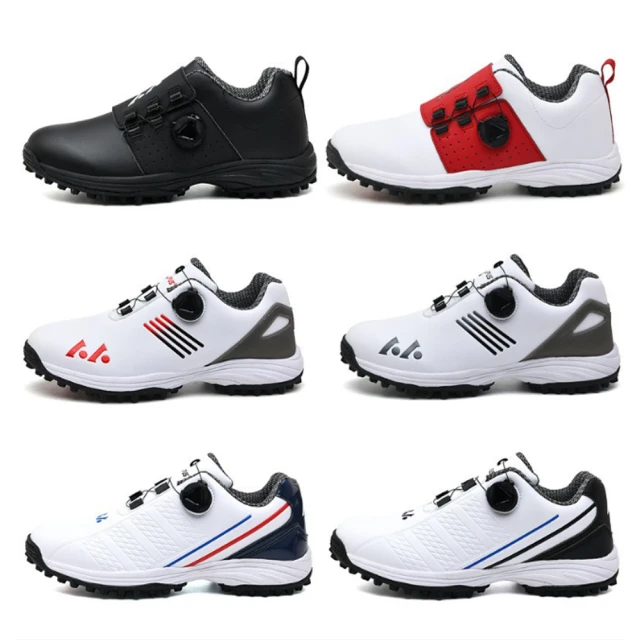 JP Queen New York 男士戶外高爾夫球可旋轉鞋帶運動鞋(6色可選)