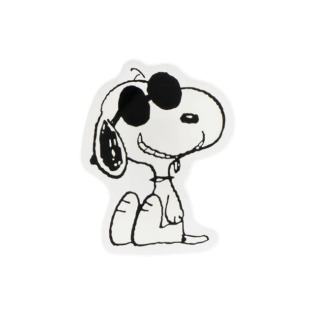 小禮堂 Snoopy 壓克力造型夾 - 墨鏡款(平輸品)