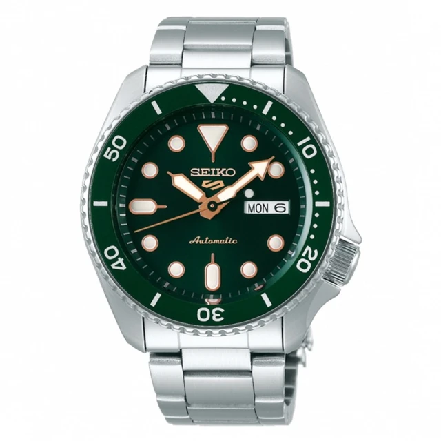 SEIKO 精工 官方授權S1 5 Sports系列 男 機械不鏽鋼腕錶-錶徑42.5mm-贈高檔收納盒6入(SRPD63K1)