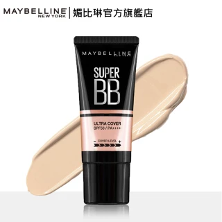 【MAYBELLINE 媚比琳】純淨礦物極效幻膚BB凝露 30ml SPF 50/PA++++(2色任選)