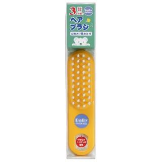 【GB 綠鐘】日本綠鐘嬰幼兒專用安全軟毛髮梳(BA-108)