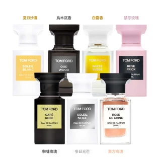 【TOM FORD】神秘東方烏木/經典白麝香/夏日沙灘/禁忌玫瑰 淡香精 50ml(國際航空版_任選)