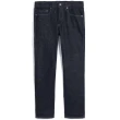 【GAP】男裝 深色水洗修身直筒牛仔褲-深藍色(912032)