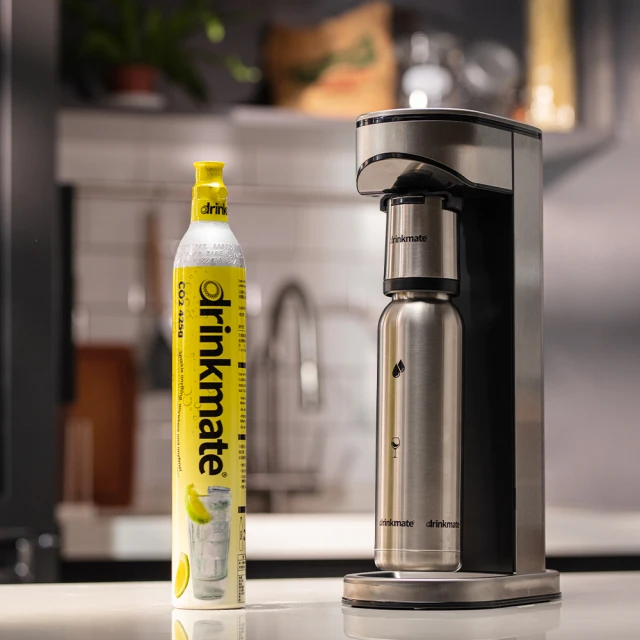 美國Drinkmate LUX 24Hrs保冷極光氣泡水機(全機不鏽鋼 可打任何飲品)