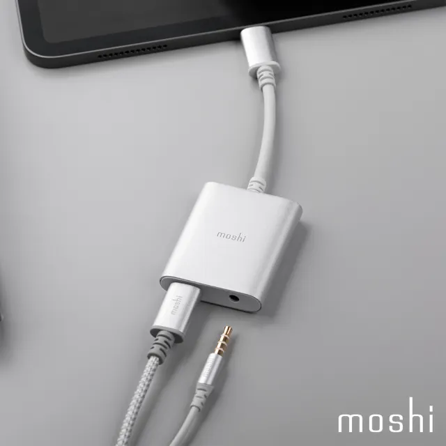 【moshi】USB-C 音樂/充電二合一轉接器