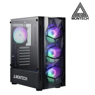 【YAMA】MONTECH X1 鋼透 黑 電腦機殼