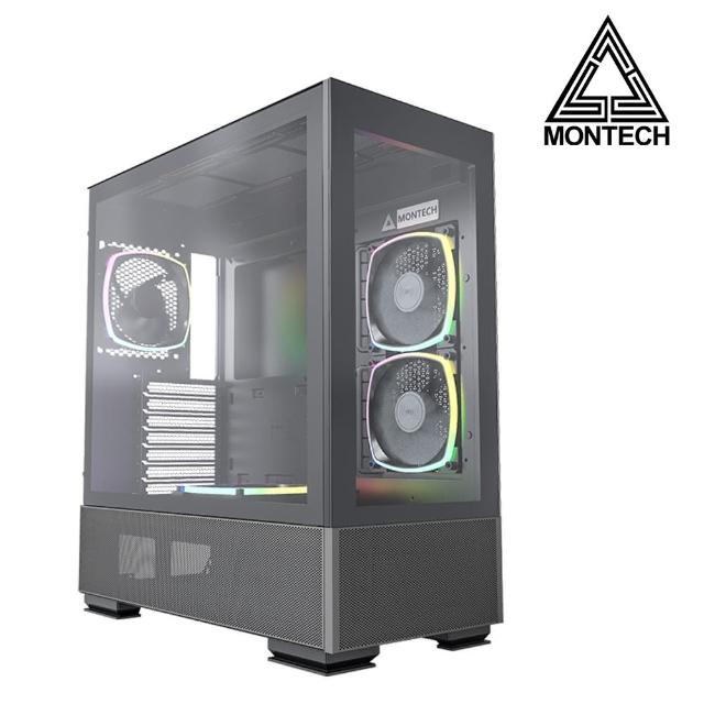 【MONTECH】SKY TWO 玻璃透側 ATX機殼 黑