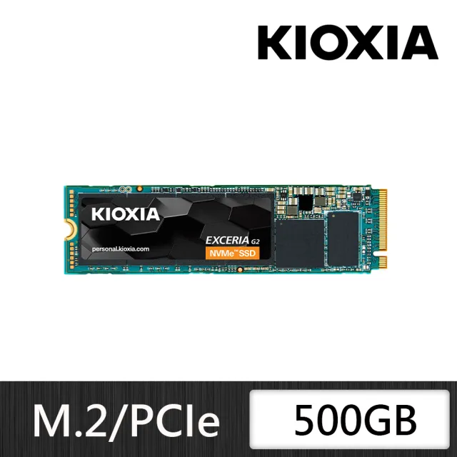 KIOXIA 鎧俠】Exceria G2 SSD M.2 2280 PCIe NVMe 500GB Gen3x4