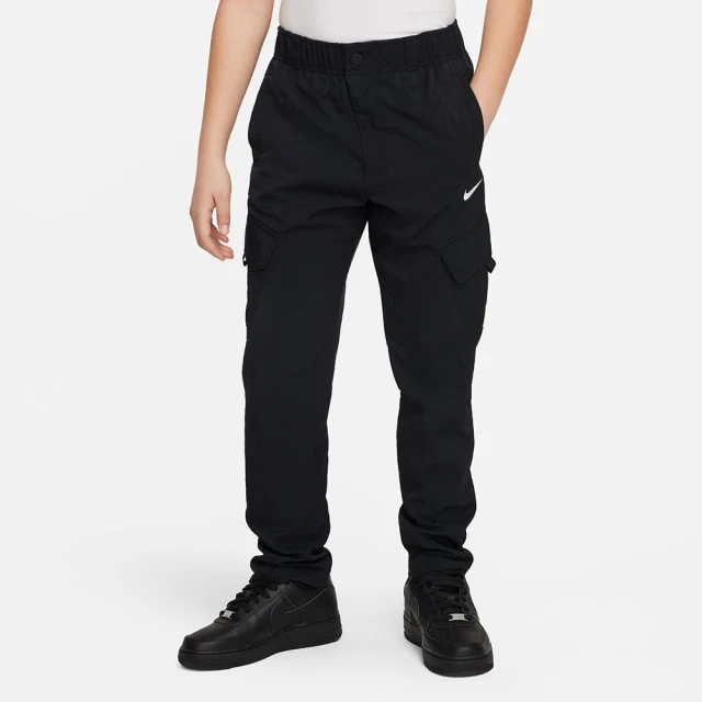 NIKE 耐吉 長褲 大童 男童 運動褲 K ODP WOVEN CARGO PANT 黑 FD3239-010