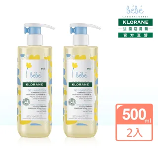 【KLORANEbebe 蔻蘿蘭寶寶】金盞花洗髮沐浴精500ml 2入組