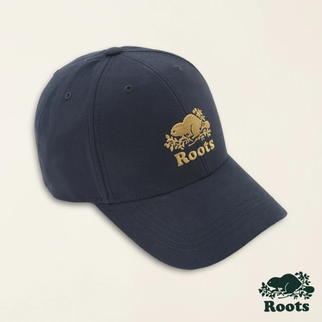 Roots Roots配件-#Roots50系列 光芒海狸經典棒球帽(軍藍色)