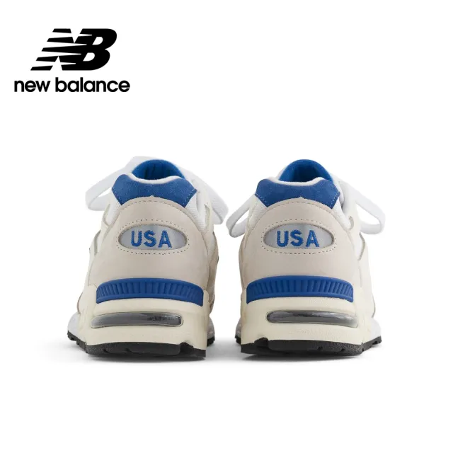 NEW BALANCE NB Teddy Santis美製復古運動鞋_中性_白杏藍_M990WB2-D