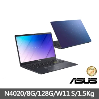 【ASUS】無線鍵盤/滑鼠組★ 15.6吋N4020 8G輕薄筆電(E510MA/N4020/8G/128G/W11 S)