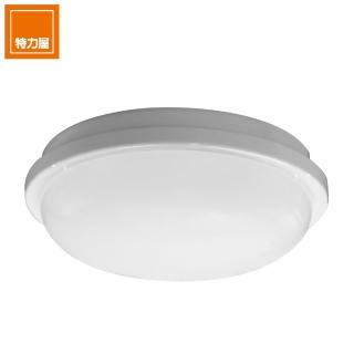 【特力屋】貝西圓形20W LED吸頂/壁兩用戶外燈 晝光色