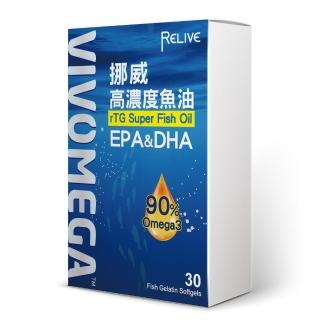 RELIVE挪威高濃度頂級魚油