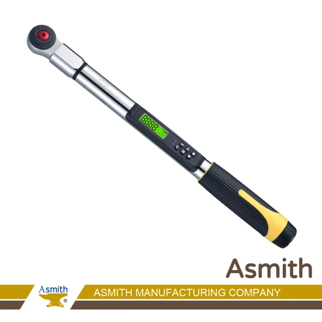 Asmith(鐵匠牌) ※充電款※3-30Nm二分頭 換頭處9*12mm WI-30-1-C(換頭型充電款-數位扭力扳手)