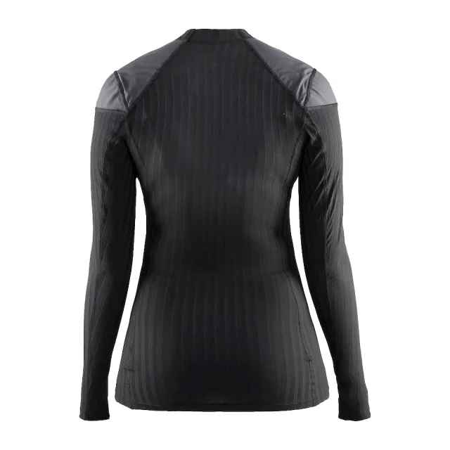 【CRAFT】Active 2.0 女仕長袖防風排汗衣 1904500 黑灰(通風排汗 瑞典CRAFT windstopper)