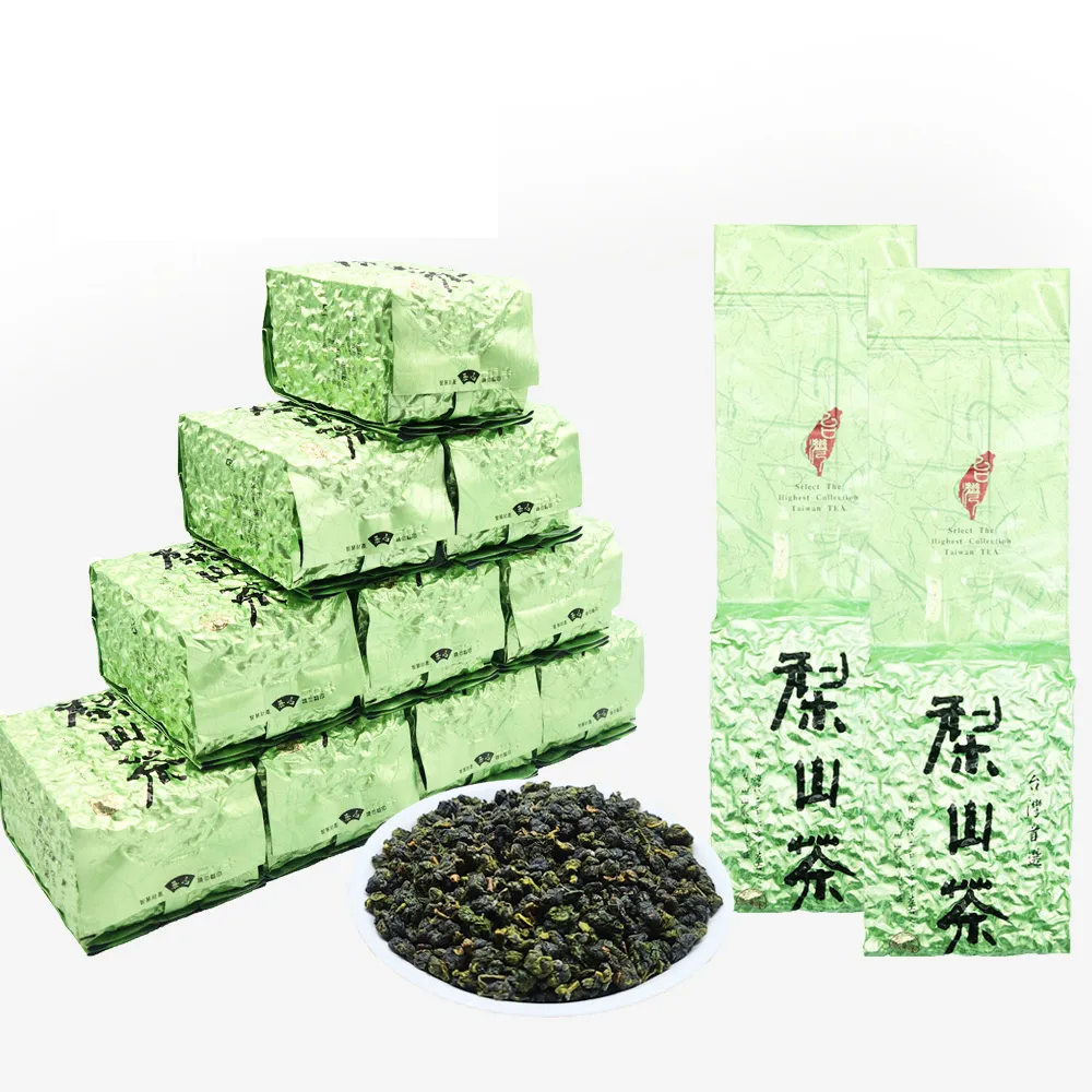 【新造茗茶】梨山頂級高山烏龍茶葉真空包150gx4包(共1斤)