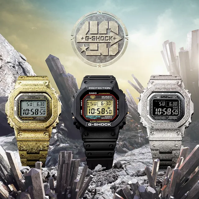 CASIO 卡西歐】40週年限定電波藍牙太陽能電力深層硬化經典系列(GMW