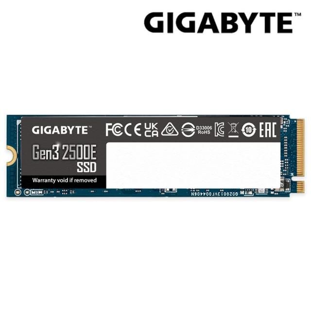【GIGABYTE 技嘉】2500E 500G/Gen3 M.2 PCIe 固態硬碟