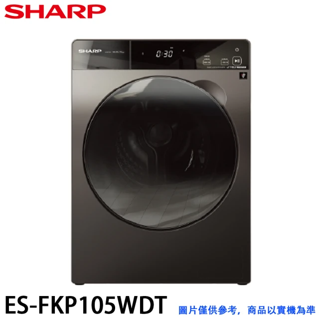 SHARP 夏普 12KG 不鏽鋼無孔槽變頻洗衣機(ES-A