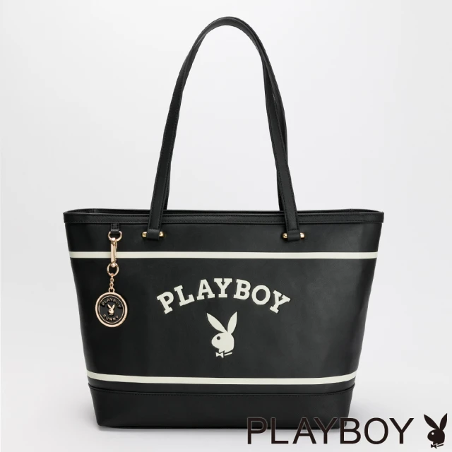 PLAYBOY 托特包 Emblem系列(黑色)