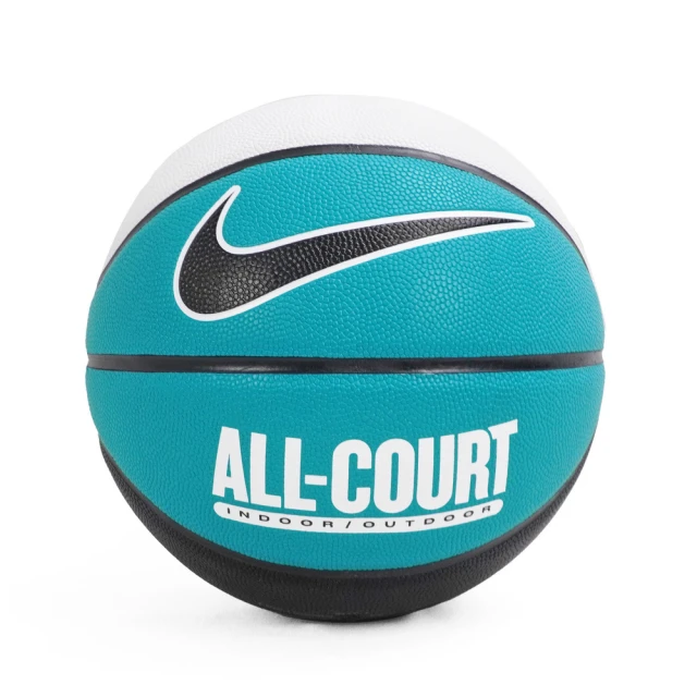 NIKE 耐吉 Everyday All Court 籃球 7號 橡膠 控球準 室內外 藍綠(DO8258-110)