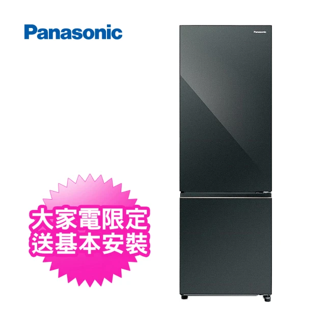 Panasonic 國際牌 300公升 一級能效智慧節能玻璃