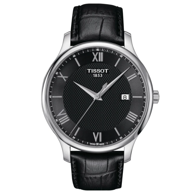 TISSOT 天梭 TRADITION系列 經典簡約大三針腕錶 / 42mm(T0636101605800)