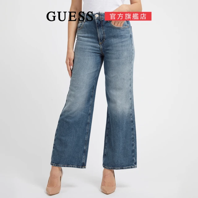 GUESS 女款_經典倒三角LOGO百搭短(兩款任選)折扣推