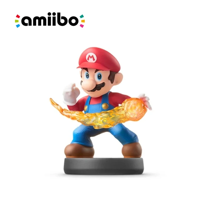 Nintendo 任天堂 Switch amiibo 公仔 任天堂明星大亂鬥系列 瑪利歐(火球瑪利)