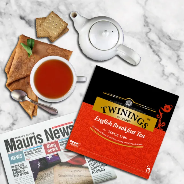 【美式賣場】Twinings 唐寧茶 英倫早餐茶(2gx100入x1盒)