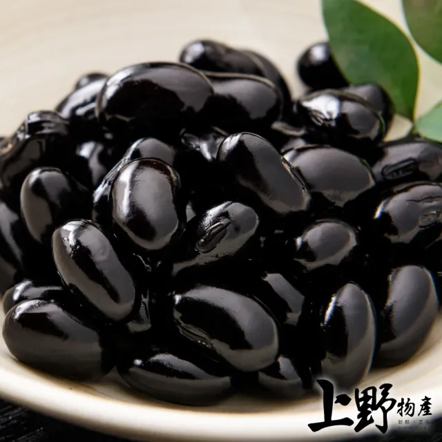 【上野物產】台灣產 煮黑豆9盒(300g±10%/固形物重250g/盒 素食)