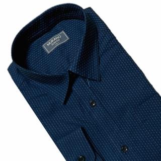 【MURANO】SLIM FIT 長袖襯衫-綠點(臺灣製、現貨、修身)