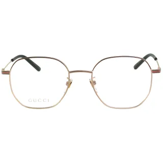 【GUCCI 古馳】光學眼鏡(金色)