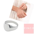 【CINCO】葡萄牙精品 Giovanna ring 925純銀 圓形素面戒指(925純銀)