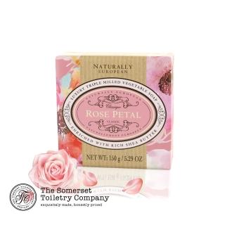 【Somerset 賽玫特】英國自然歐洲乳油木香皂150g-玫瑰花瓣