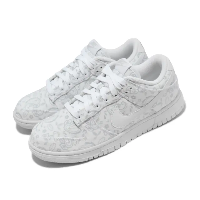 NIKE 耐吉 休閒鞋 Wmns Dunk Low ESS 女鞋 白灰 腰果花 變形蟲 White Paisley(DJ9955-100)