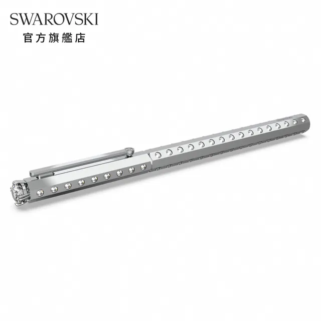 【SWAROVSKI 官方直營】圓珠筆  匠心之作  銀色  鍍鉻 交換禮物