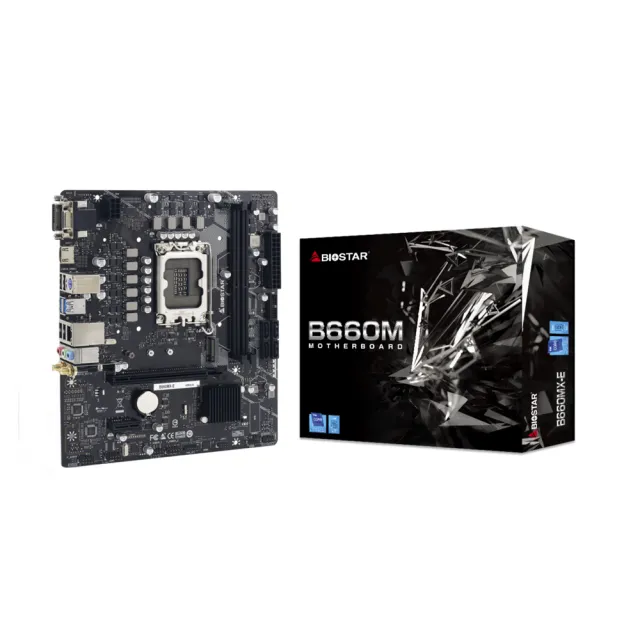 【BIOSTAR 映泰】B660MX-E PRO 主機板(LGA1700)