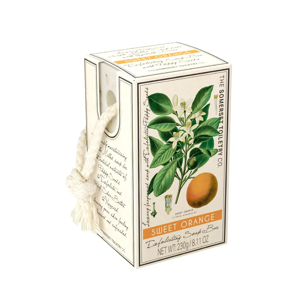 【Somerset 賽玫特】英國賽玫特罌粟籽去角質植物皂/甜橙230g