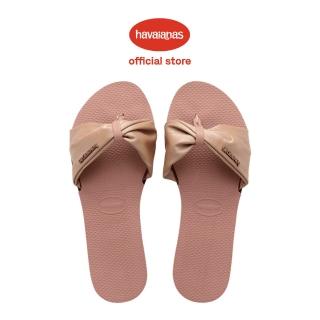 【havaianas 哈瓦仕】平底涼鞋 女鞋 拖鞋 緞面 巴西 You St Tropez Lush 番紅花 4147010-3544W(哈瓦士)