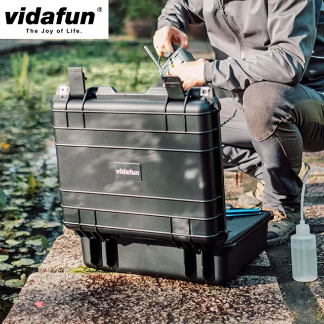 【Vidafun】V16 防水耐撞提把收納氣密箱(贈乾燥劑3入+原廠行李束帶)