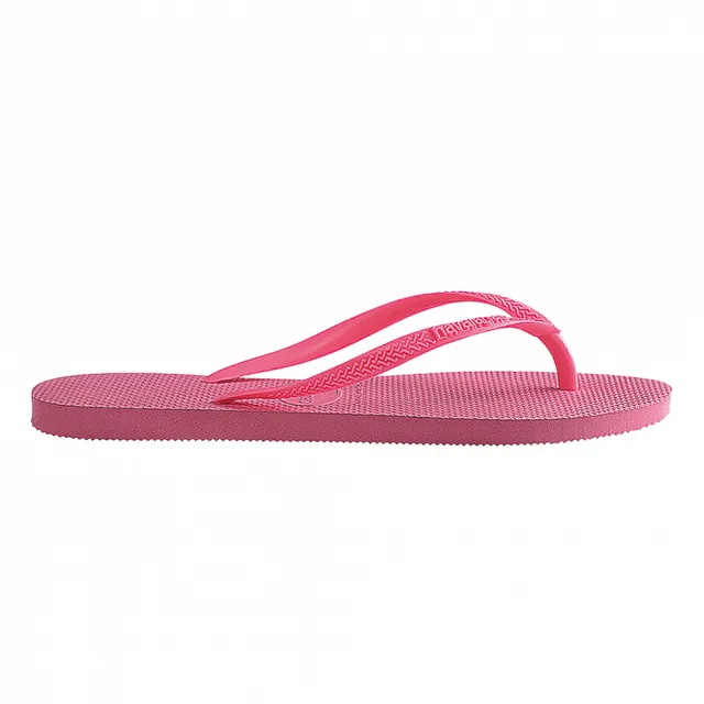 【havaianas 哈瓦仕】拖鞋 女鞋 夾腳拖 細帶 巴西 Slim 粉色 4000030-0129W(哈瓦士)