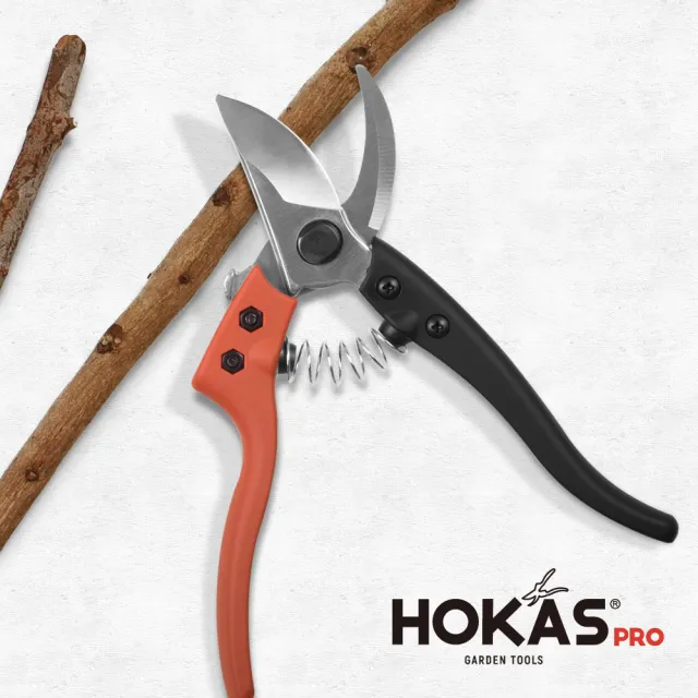 【HOKAS】專業修枝剪單入工具袋精選優惠2件套組  台灣製